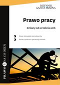 Prawo pracy - zmiany od września 2016 - ebook