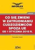 Co się zmieni w zatrudnianiu cudzoziemców spoza UE od 1 stycznia 2018 r. - ebook