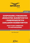 GOSPODARKA FINANSOWA JEDNOSTEK BUDŻETOWYCH I SAMORZĄDOWYCH ZAKŁADÓW BUDŻETOWYCH  praktyczny komentarz do rozporządzenia - ebook