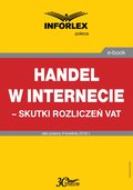 Handel w Internecie - skutki rozliczeń VAT - ebook