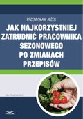 Jak najkorzystniej zatrudnić pracownika sezonowego po zmianach przepisów - ebook