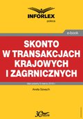 Skonto w transakcjach krajowych i zagranicznych - ebook