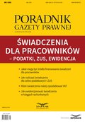 Świadczenia dla pracowników - podatki, ZUS, ewidencja - ebook