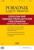 Szkolenia BHP i badania profilaktyczne pracowników - obowiązki pracodawcy - ebook