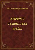 Kaprysy Tłumicieli Myśli - ebook