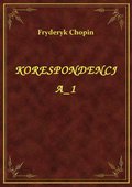 Korespondencja 1 - ebook