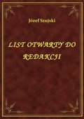 List Otwarty Do Redakcji - ebook