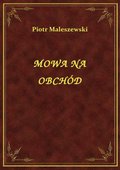 Mowa Na Obchód - ebook