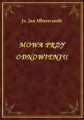 Mowa Przy Odnowieniu - ebook