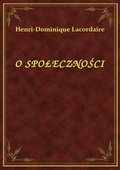 O społeczności - ebook