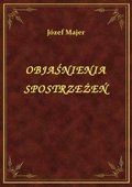 Objaśnienia Spostrzeżeń - ebook