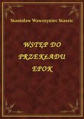 Wstęp Do Przekładu Epok - ebook