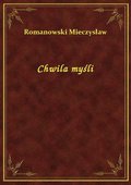 Chwila myśli - ebook