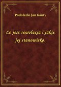 Co jest rewolucja i jakie jej stanowisko. - ebook