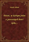 Dzień, w którym jeden z grzesznych braci koła... - ebook