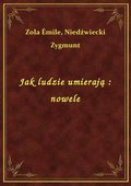 Jak ludzie umierają : nowele - ebook