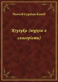 Krytyka (wyjęta z czasopismu) - ebook