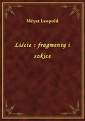 Liście : fragmenty i szkice - ebook