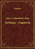 List o równości losu ludzkiego : fragmenty - ebook