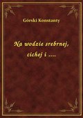 Na wodzie srebrnej, cichej i .... - ebook