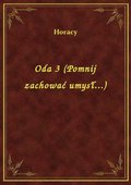 Oda 3 (Pomnij zachować umysł...) - ebook