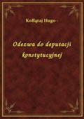 Odezwa do deputacji konstytucyjnej - ebook