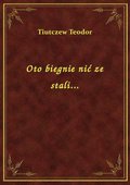 Oto biegnie nić ze stali... - ebook