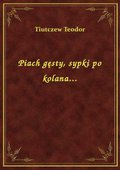 Piach gęsty, sypki po kolana... - ebook