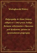 Pielgrzymka do Ziemi Świętej odbyta w r. 1863 przez Feliksa Borunia, włościanina z Kaszowa pod Krakowem, spisana za opowiadaniem pielgrzyma - ebook