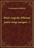 Pieśń rosyjska (Płatami padać śnieg zaczyna...) - ebook