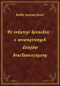 Po inkursyi kozackiej : z wewnętrznych dziejów bracławszczyzny - ebook