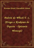 Podróż do Włoch T. 1, (Droga z Krakowa do Tryestu - Opisanie Wenecyi) - ebook