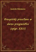 Przepiórki przesłane w darze przyjaciółce (epigr. XXII) - ebook