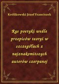 Rys poetyki wedle przepisów teoryi w szczegółach z najznakomitszych autorów czerpanej - ebook