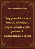 Ślady powodzi u nas w historji, archeologji, języku, przysłowiach, podaniach, piśmiennictwie i sztuce - ebook