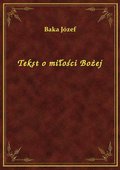 Tekst o miłości Bożej - ebook