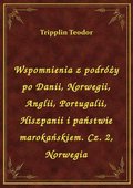 Wspomnienia z podróży po Danii, Norwegii, Anglii, Portugalii, Hiszpanii i państwie marokańskiem. Cz. 2, Norwegia - ebook