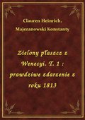 Zielony płaszcz z Wenecyi. T. 1 : prawdziwe zdarzenie z roku 1813 - ebook