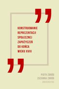 Konstruowanie reprezentacji społecznej zapożyczeń do końca wieku XVIII - ebook