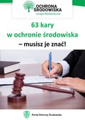 63 kary w ochronie środowiska - musisz je znać! - ebook