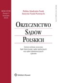 Orzecznictwo Sądów Polskich – e-wydanie – 9/2024