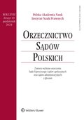 Orzecznictwo Sądów Polskich – e-wydanie – 10/2024