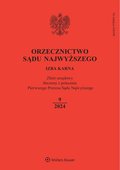 Orzecznictwo Sądu Najwyższego - Izba Karna – e-wydanie – 9/2024