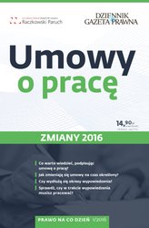 : Umowy o pracę - zmiany 2016 - ebook