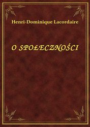 : O społeczności - ebook