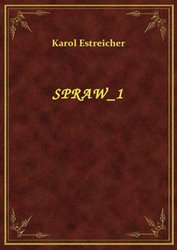 : Spraw 1 - ebook