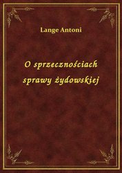 : O sprzecznościach sprawy żydowskiej - ebook