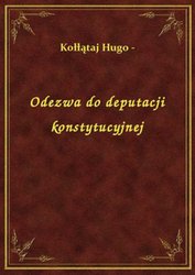 : Odezwa do deputacji konstytucyjnej - ebook