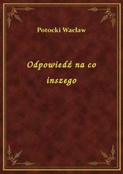 : Odpowiedź na co inszego - ebook