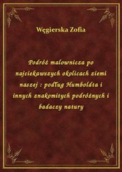 : Podróż malownicza po najciekawszych okolicach ziemi naszej : podług Humboldta i innych znakomitych podróżnych i badaczy natury - ebook